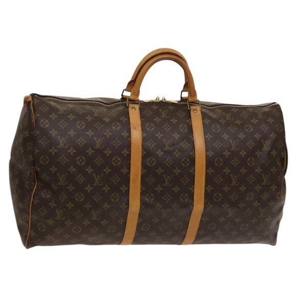 LOUIS VUITTON Monogram Keepall 60 Boston Bag M41422 LV Auth 119529 - Picture 1 of 16